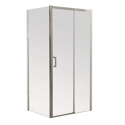 Душевая кабина без поддона Mixxus Premium DIVERSE SC03-100x80x195-TR Chrome прозрачное стекло 6мм (