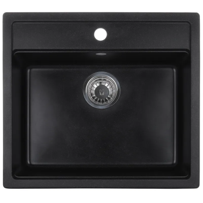Мойка кухонная Zerix ZS-5751S-03 Черная (ZX4596)