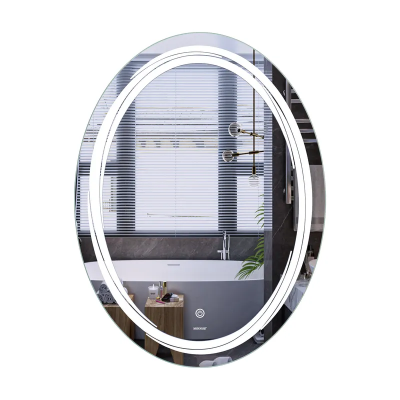 Зеркало Mixxus Premium WAVE MV04-60x80 (LED Touch, Anti-fog, димер (3-6,5kK)) (MP6636)