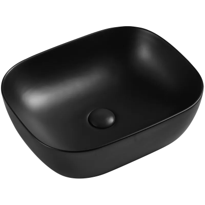 Умывальник накладной керамический Mixxus Premium Diverse-0101 Black 490x395x150mm (MP6485)