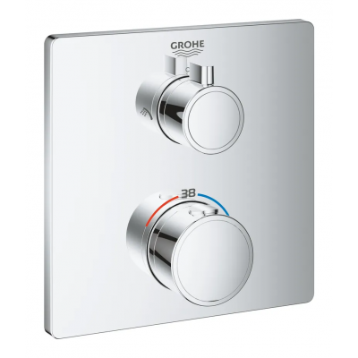 Термостат прихованого монтажу на 2 споживача Grohe Grohtherm Convent. Concealed (24079000)