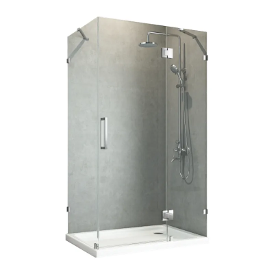 Боковая стенка для кабины Koer SR SW04-80x200-TR-01 прозрачное стекло Easy Clean 10мм, хром (KR5389