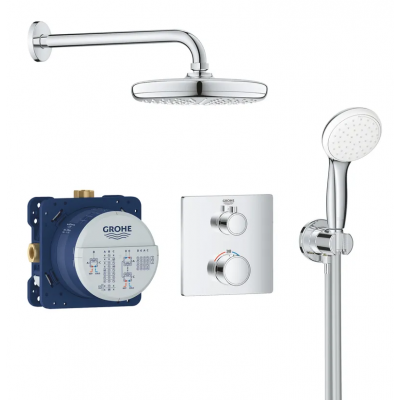 Душевая система скрытого монтажа с термостатом Grohe Grohtherm Convent. Concealed (34729000)