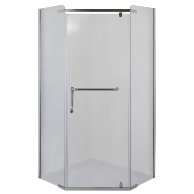 Душевая кабина без поддона Mixxus LINES SC01-90x90x185-TR CHROME прозрачное стекло 6мм (MI6915)