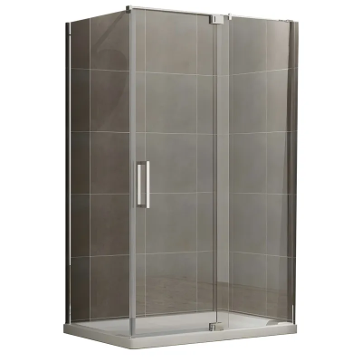 Душевая кабина без поддона Koer SR SC02-120x90x200-TR-01 прозрачное стекло Easy Clean 8мм, хром (KR