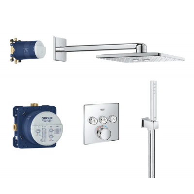 Душевая система скрытого монтажа с термостатом Grohe Grohtherm SmartControl (34804000)