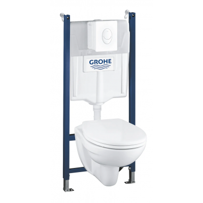 Комплект инсталляции с унитазом 4 в 1 Grohe Solido Ceramic Bundle (39117000)