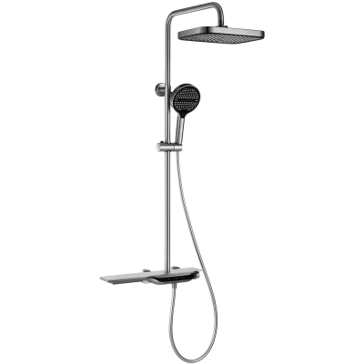 Душевая колонна с термостатическим смесителем MIXXUS PREMIUM SPACE-009-J CHROME с кнопочным переклю