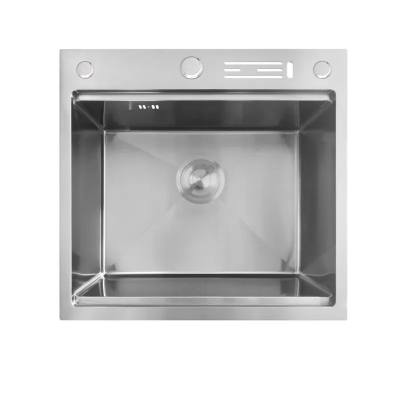 Мийка Mixxus MH5050-SK NANO-SILVER (3.0/0.8) з н.ст. зі сходинкою для суш.,з підст.під ножі(нерж.)(