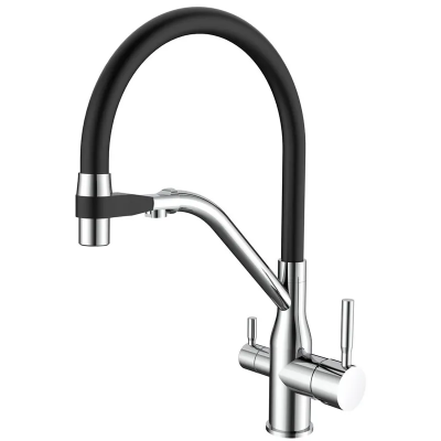 Смеситель для кухни MixxusPremium Gravity 021 REFL.BLACK (MI6977)