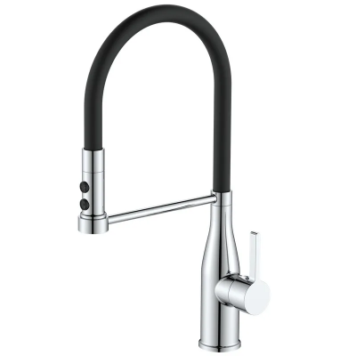 Смеситель для кухни Mixxus Premium Summer 017 REFL.BLACK (MI6960)