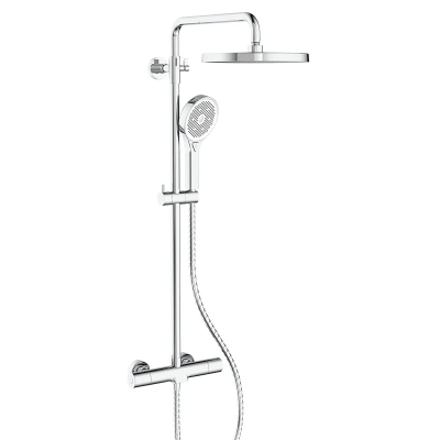 Душевая колонна с термостатическим смесителем Koer KB-55013-01 (Цвет хром) (KR4730)