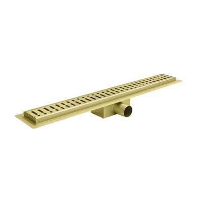 Душевой трап из нержавеющей стали SUS304 Koer FD35-70x600-Brushed Gold (AC0717)