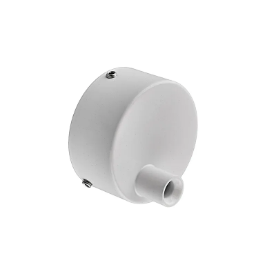 Чашка декоративная Mixxus TCC-01 WHITE (круглая) для маскировки кабеля (цвет белый) (MI6639)