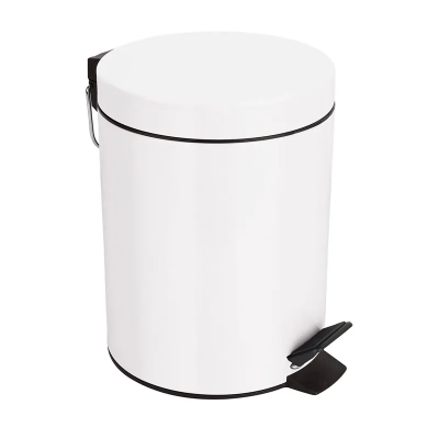 Мусорное ведро 12 л Zerix Strong MB0112 White (ZX4626)