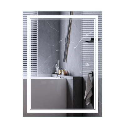 Зеркало Mixxus Premium QUADRO MR20-90x70-REVERSE (LED Touch, Anti-fog, димер) (MP6621)