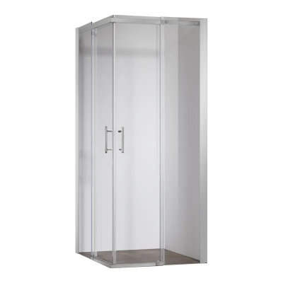 Душевая кабина без поддона Koer SR SC03-100x100x200-TR-01 прозрачное стекло Easy Clean 6мм, хром (K