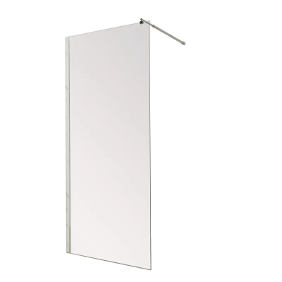 Душевая перегородка Mixxus Premium FLAT SP01-120x200-TR Chrome Walk-In прозрачное стекло 8мм (MI685